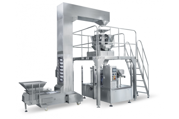 八工位給袋機配組合稱配套系統