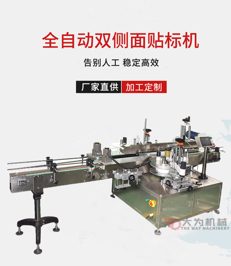 全自動雙側(cè)面貼標機(圖1)
